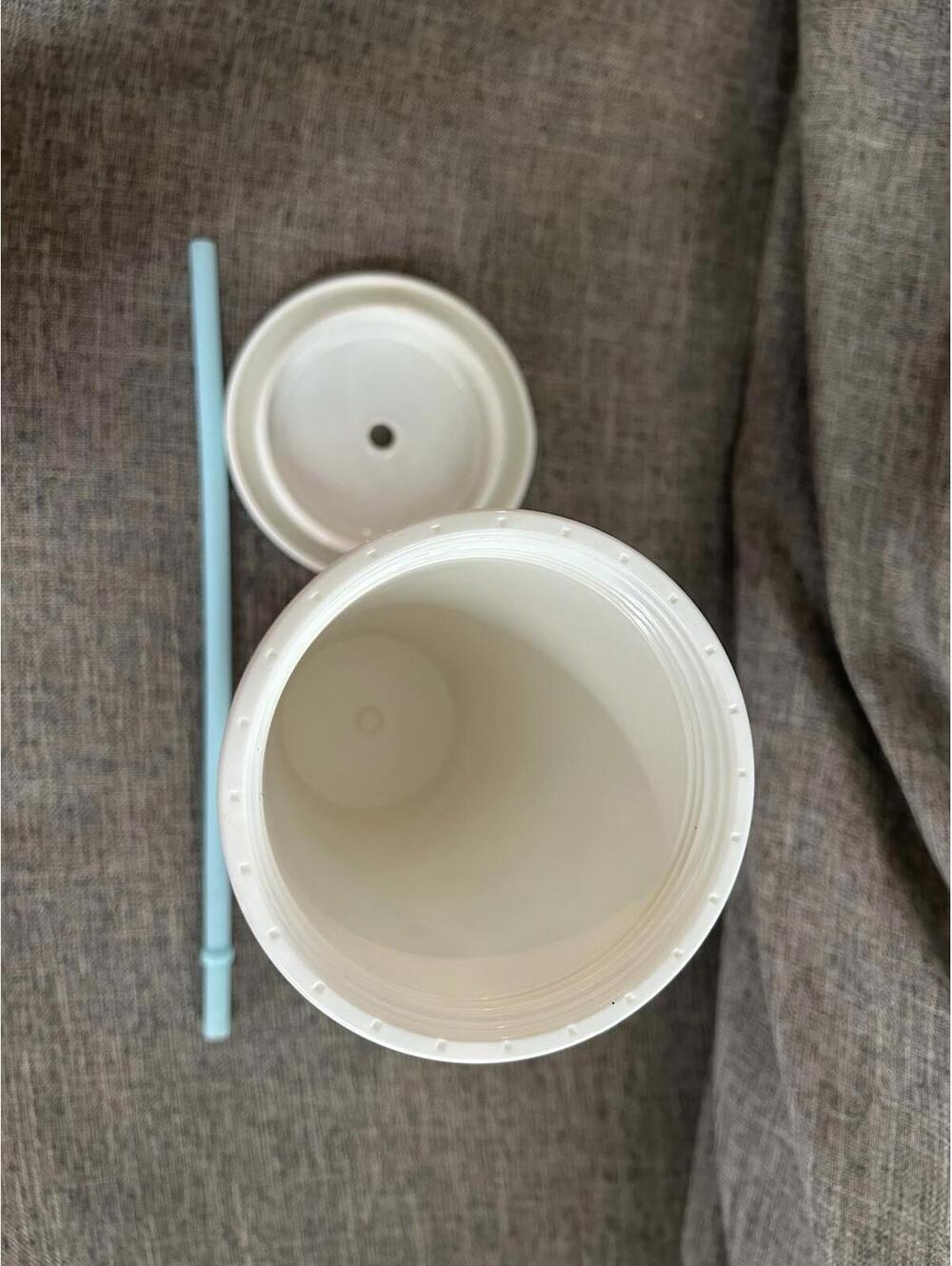 Kate Spade NY Plastic Tumbler Floral Travel Insulated 20 OZ w/ Lid & Straw - Picture 6 of 7
